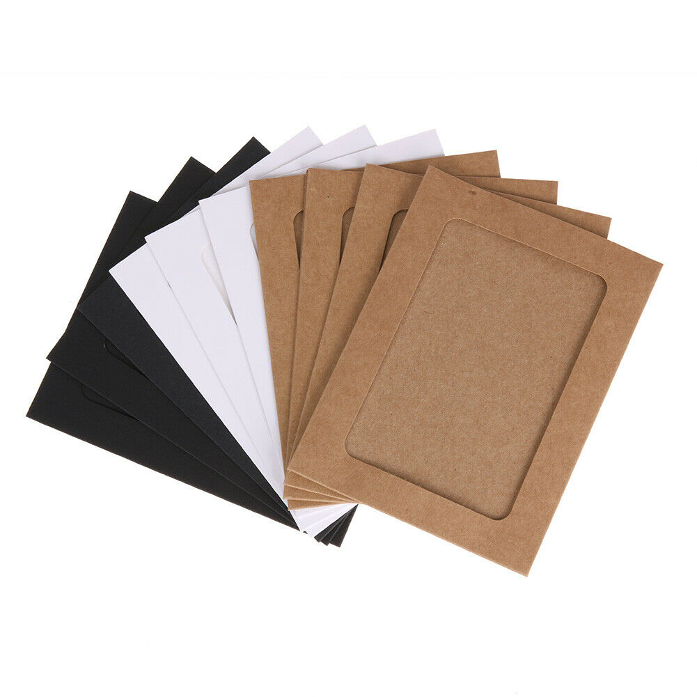 10pcs 5 inch Wall Hanging Photo Paper Frame Picture Display Modern Art Home