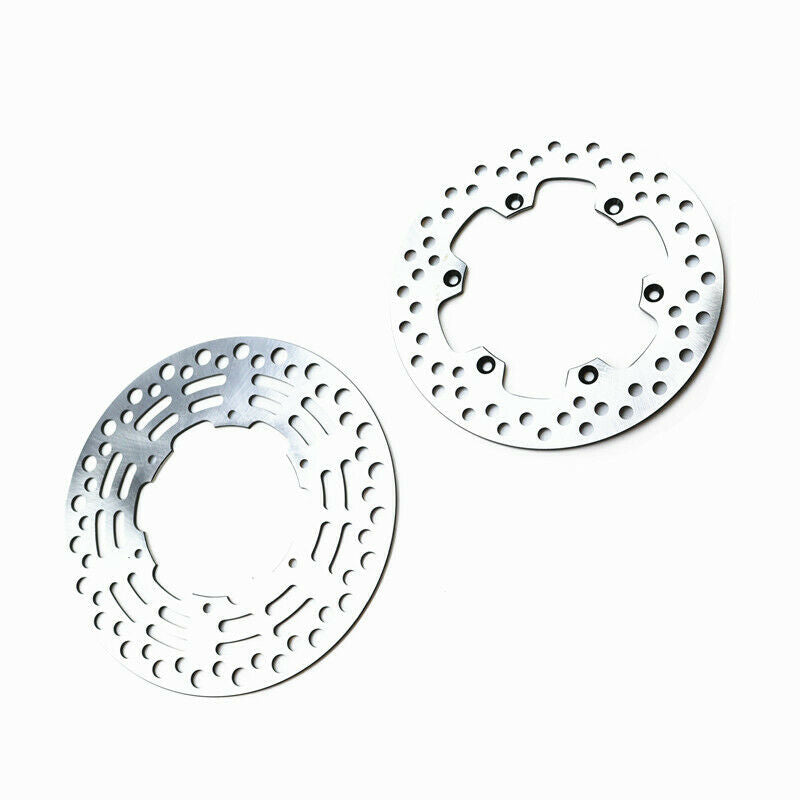Front + Rear Brake Disc for Suzuki DR250R 95-00 DRZ400 Y/K/E 00-09 RM125 89-09