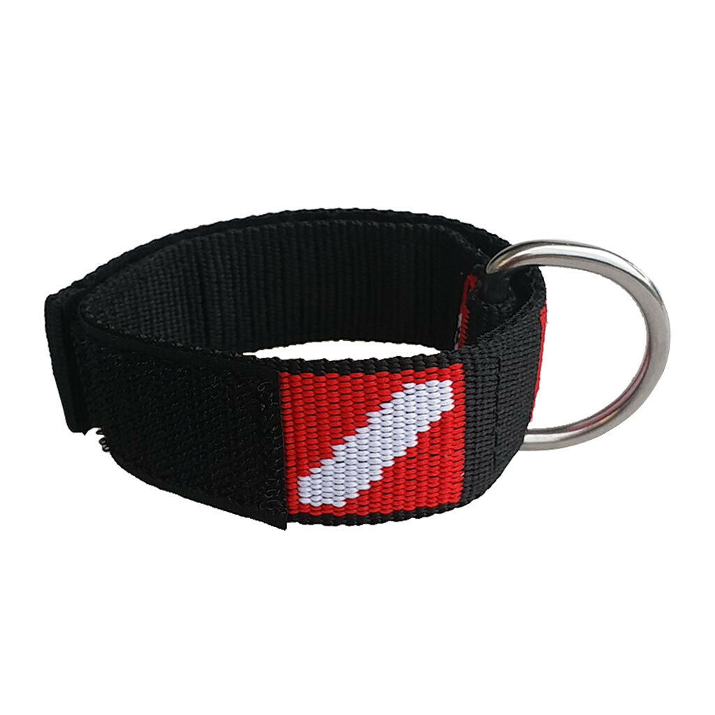 Diving Wrist Strap Adjustable Scuba Lanyard Hanging Rope D-Ring Accessories