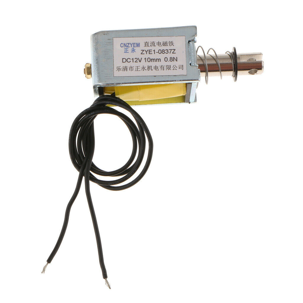 DC With Push Pull Solenoid Bolt Locks Automatically 12V