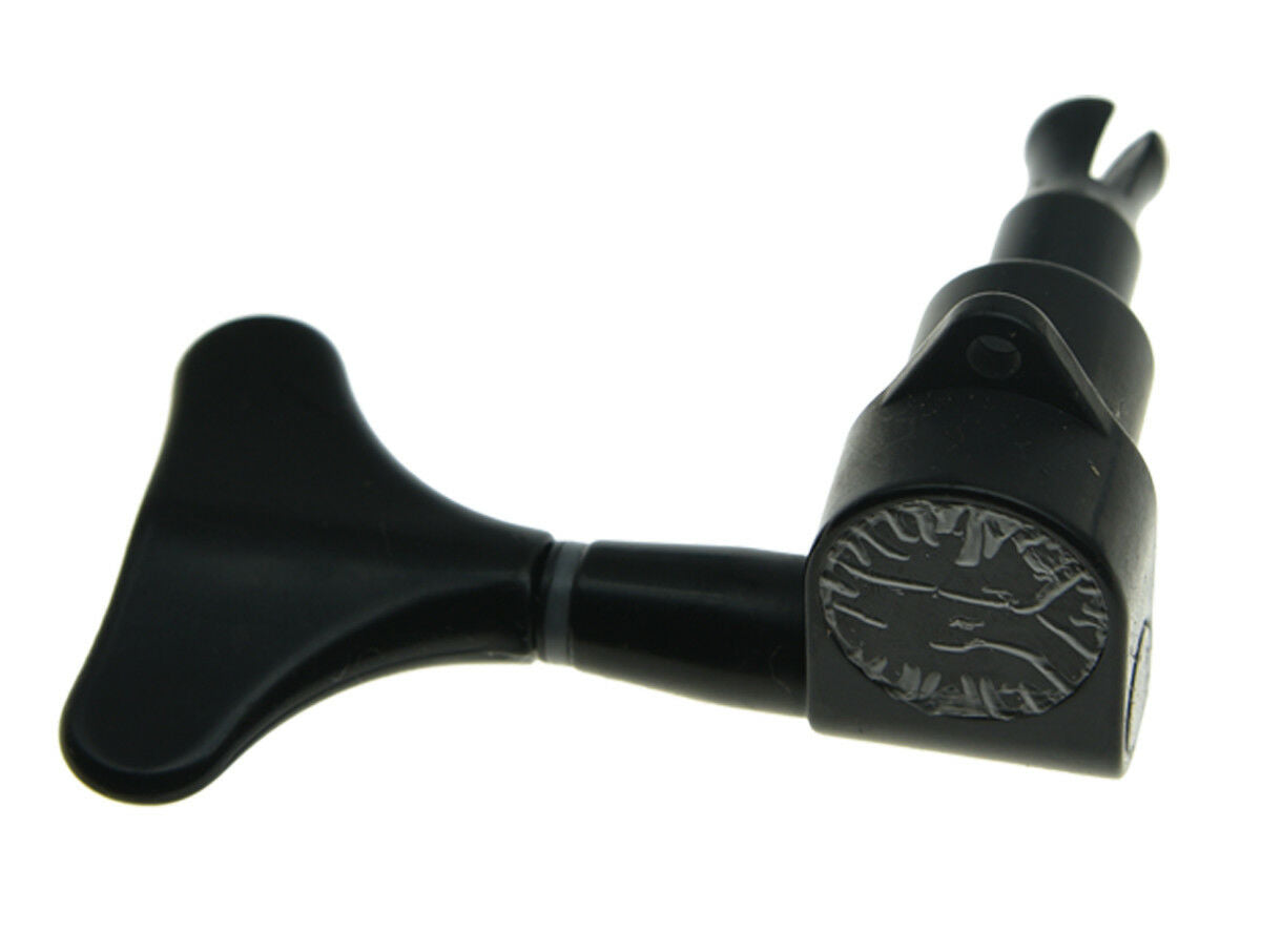 Black Right Handed Sealed Bass Tuners Tuning Pegs 4 String Bass Machine Heads