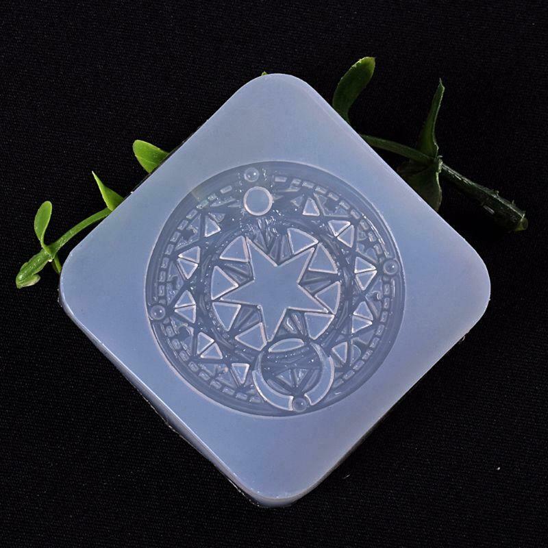 Magic Circle Silicone Mold Fondant Baking Tool Jewelry Chocolate Cake Decor Mold