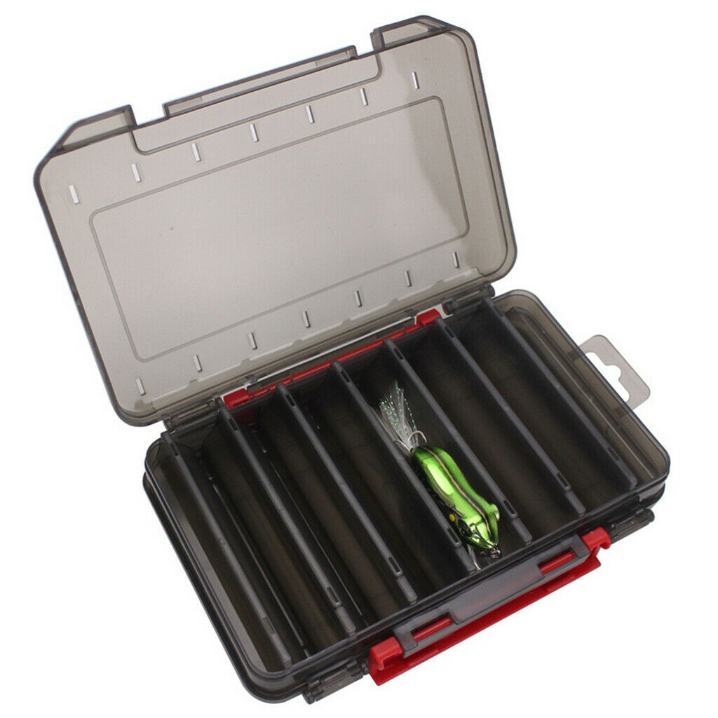 Set of 2 2 Sided Squid Jigs Lure Box Container Organizer Fishing Lure Holder