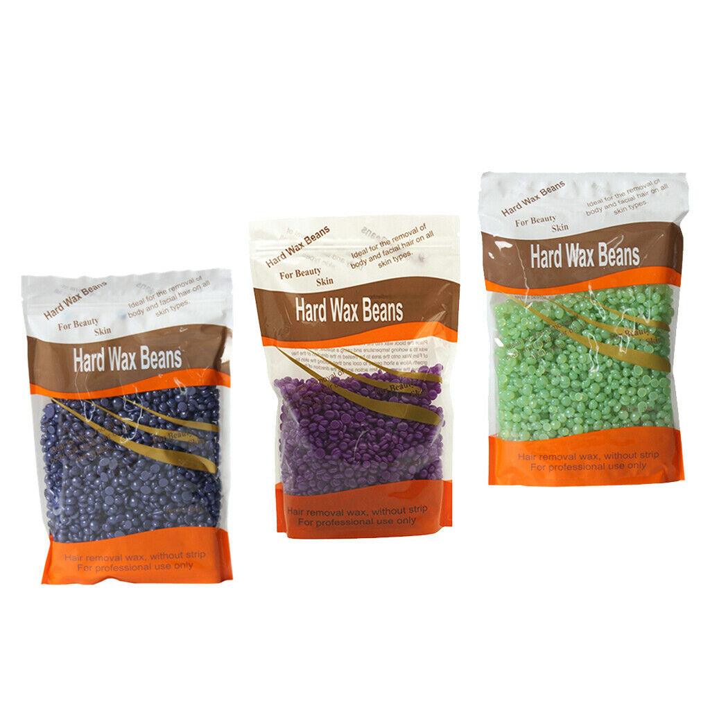 3pcs Hard Wax Beans Hair Removal Depilatory Facial Bikini Body Waxing Beads