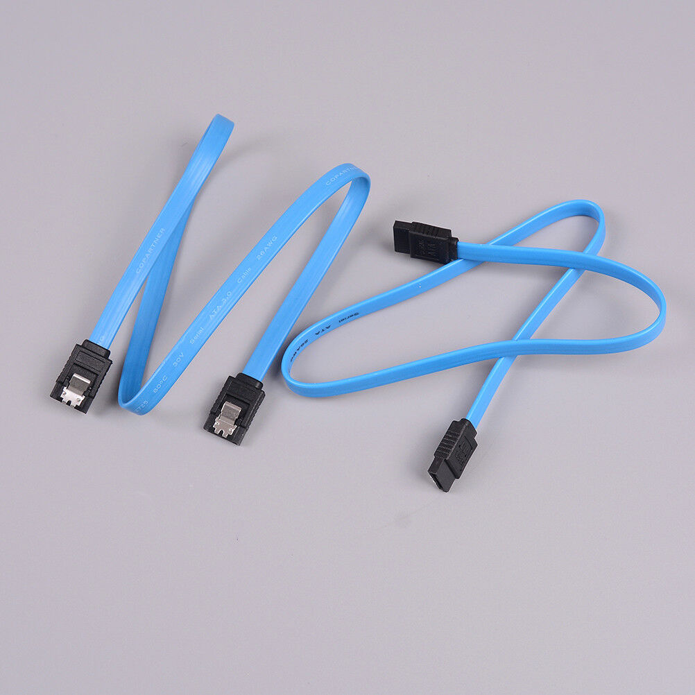 2Pcs sata 3.0 III sata3 6gb/s hdd hard drive data cable blue cord  tdJC.l8