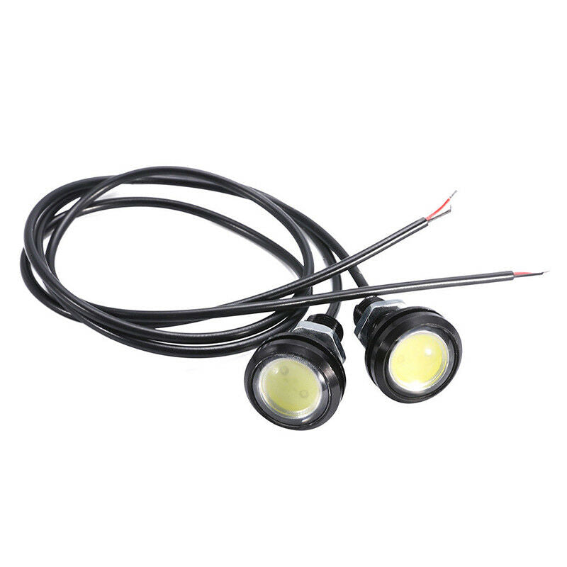 2X 18W Eagle Eye Lamp Daylight LED DRL Fog Daytime Running Car Light Tail GwDFA