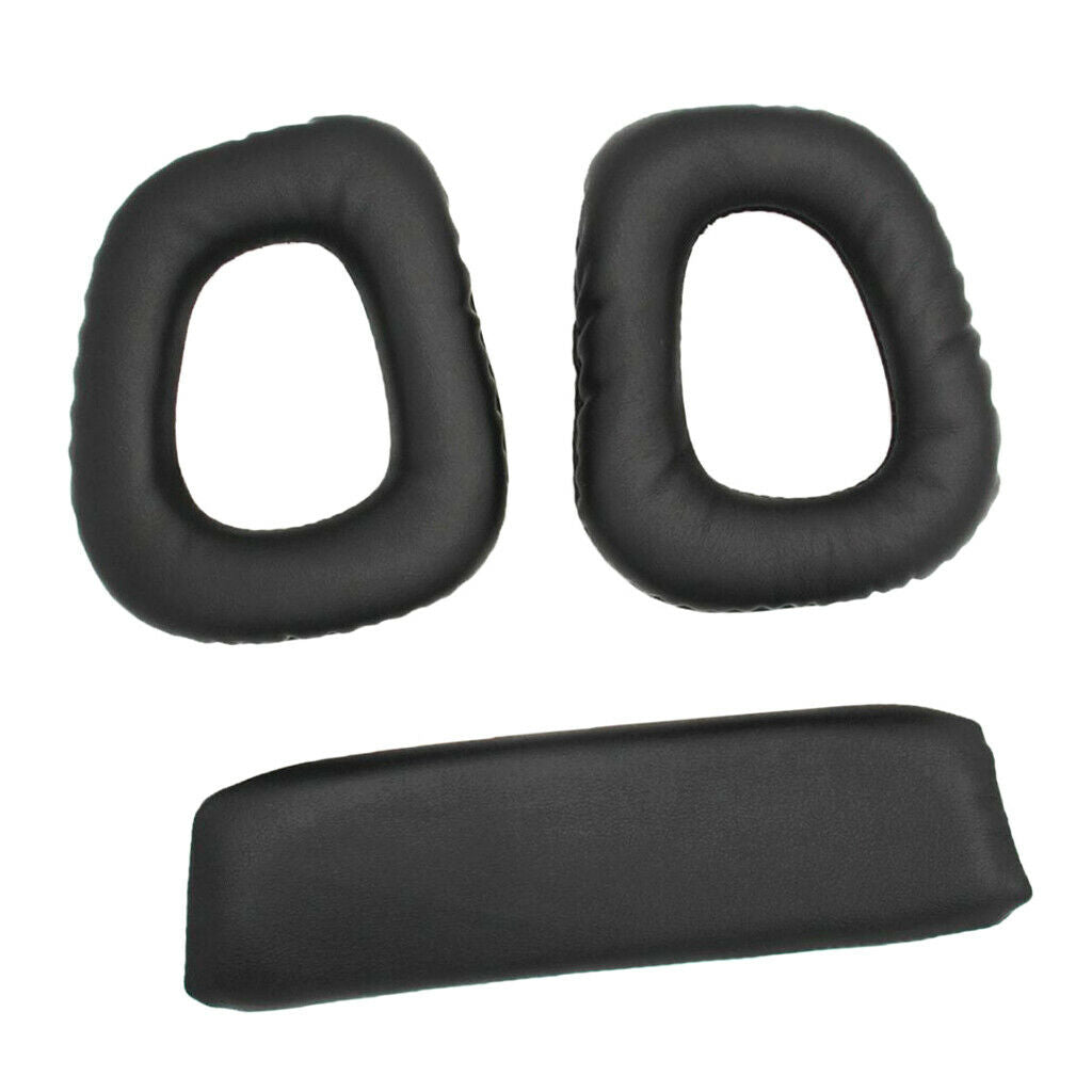 Headphones Headband Beam Ear Pads Cushions Covers Protector For Logitech G35