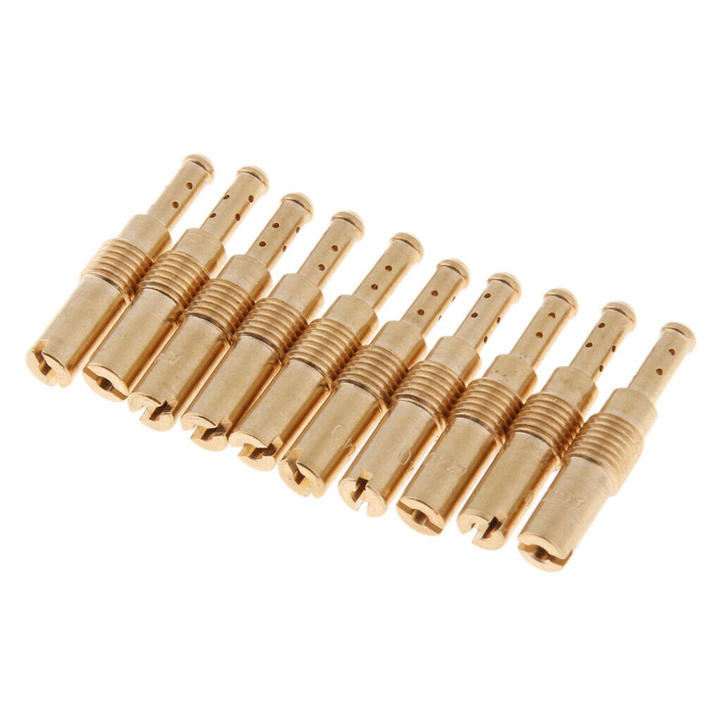 10pcs 40 Slow/Pilot Jet Vice Injector Nozzle For OKO KOSO PWK CVK Type PE