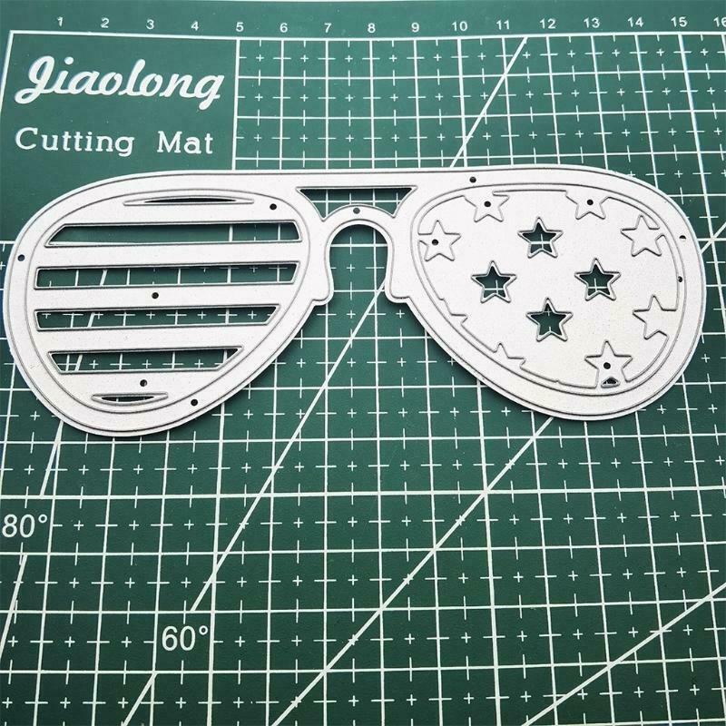 Eyeglasses Metal Cutting Dies Stencil DIY Scrapbooking Album Paper Card Template