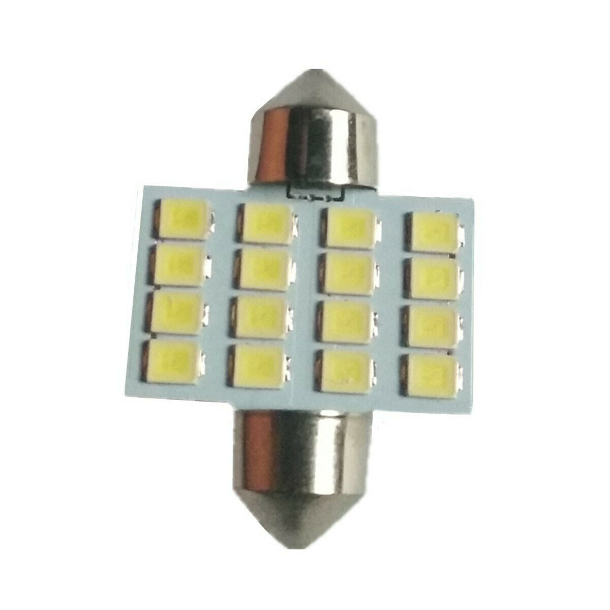 10X White 31mm 16 LED SMD Festoon Dome Car Bulb 3021 3022 DE3175 Light Lamp Good