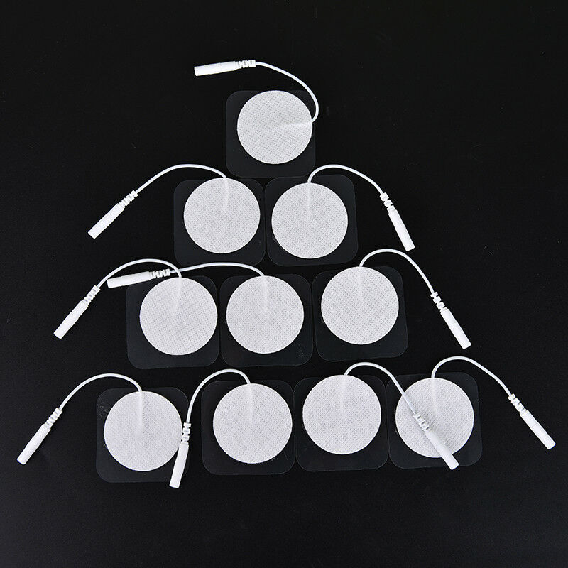 10x tens round electrode pads electrode patch for machine 4cDEAU