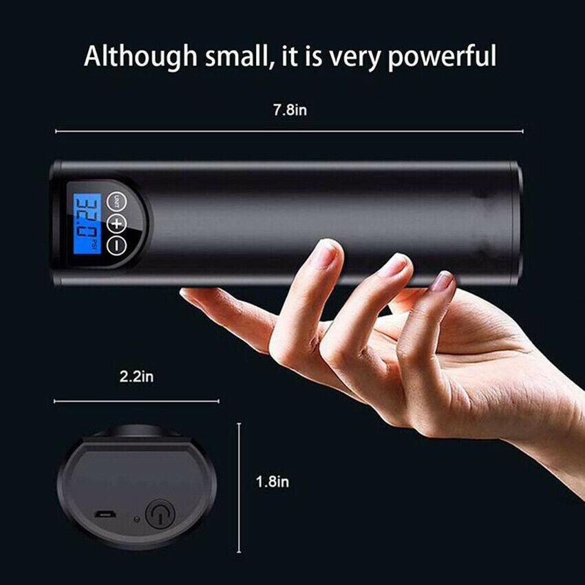 12V Rechargeable Air Compressor Car Bike Electric Auto Pump Tire Inflator