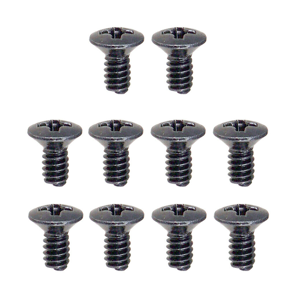 20 X Iron Guitar Switch Mounting Screws Tuners Gear Nuts For Guitar