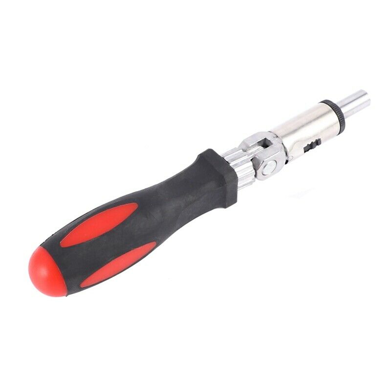 0-180 Degree Multi Function Ratchet Screwdriver 1/4 Inch Inside Hexagon InterfA2