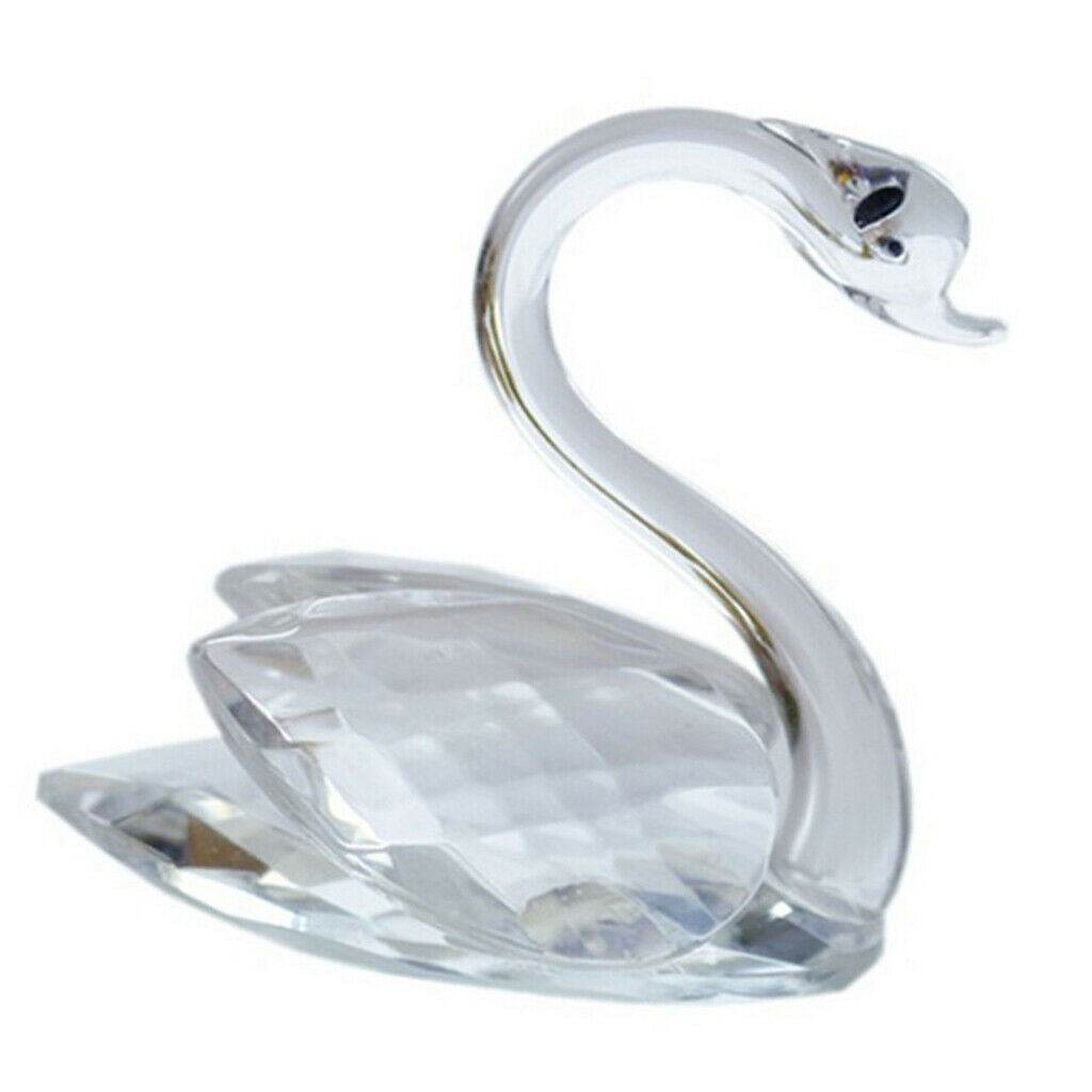 Artificial Crystal Rhinestone Swan Table Centerpieces in Package Box 2.56 x 2.36