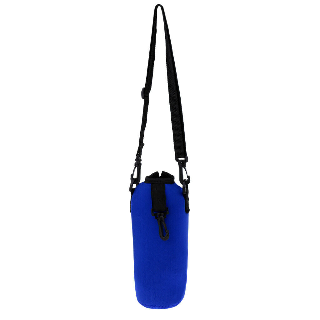 2X Sports Water Bottle Holder Water Bottle Sleeve with Adjustable Straps Blue