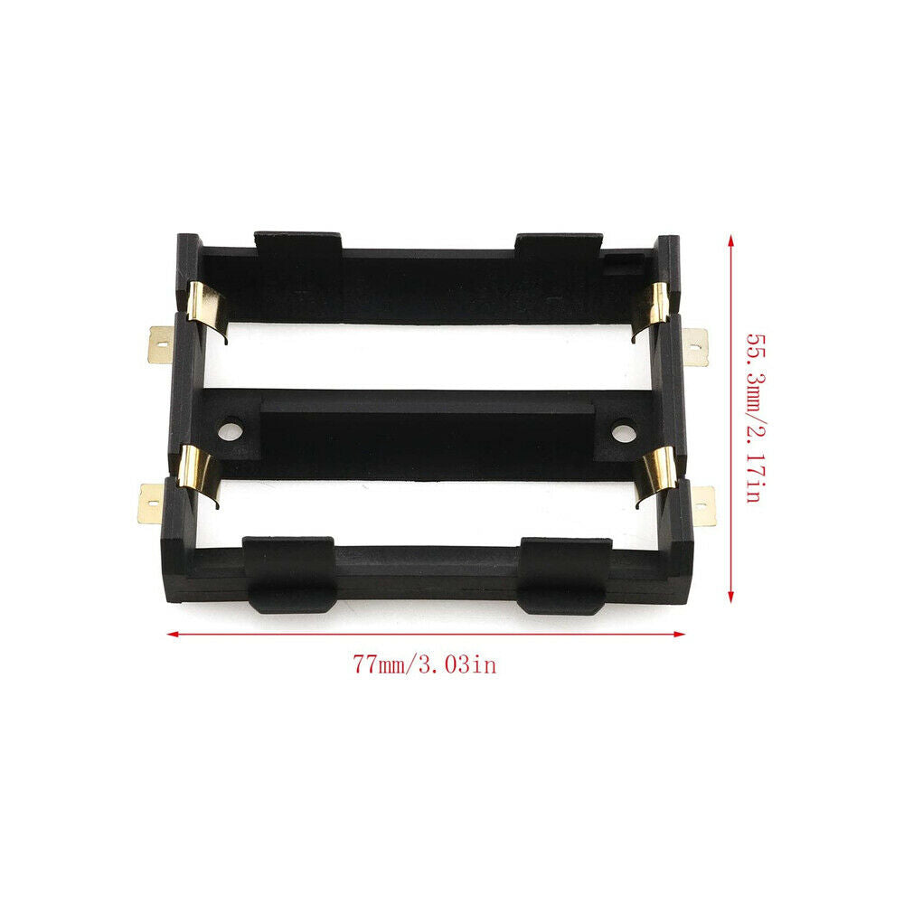 2x 26650 Battery Holders Pack Spacer Frame Radiating Holder Plastic Bracket DIY