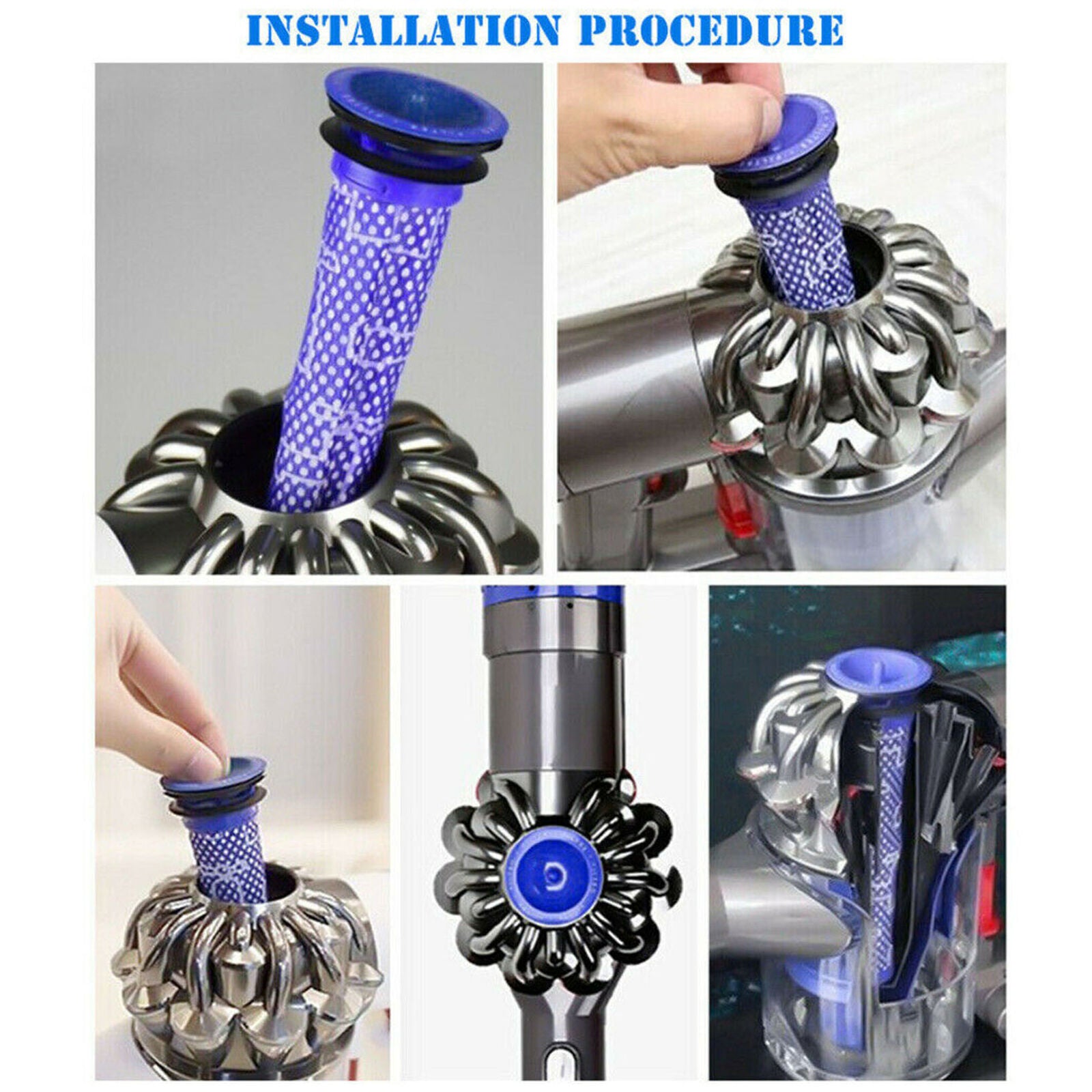 Pre-motor filter replacement for Dyson DC58 DC59 DC61 DC62 V6 V8 vacuum cleaner