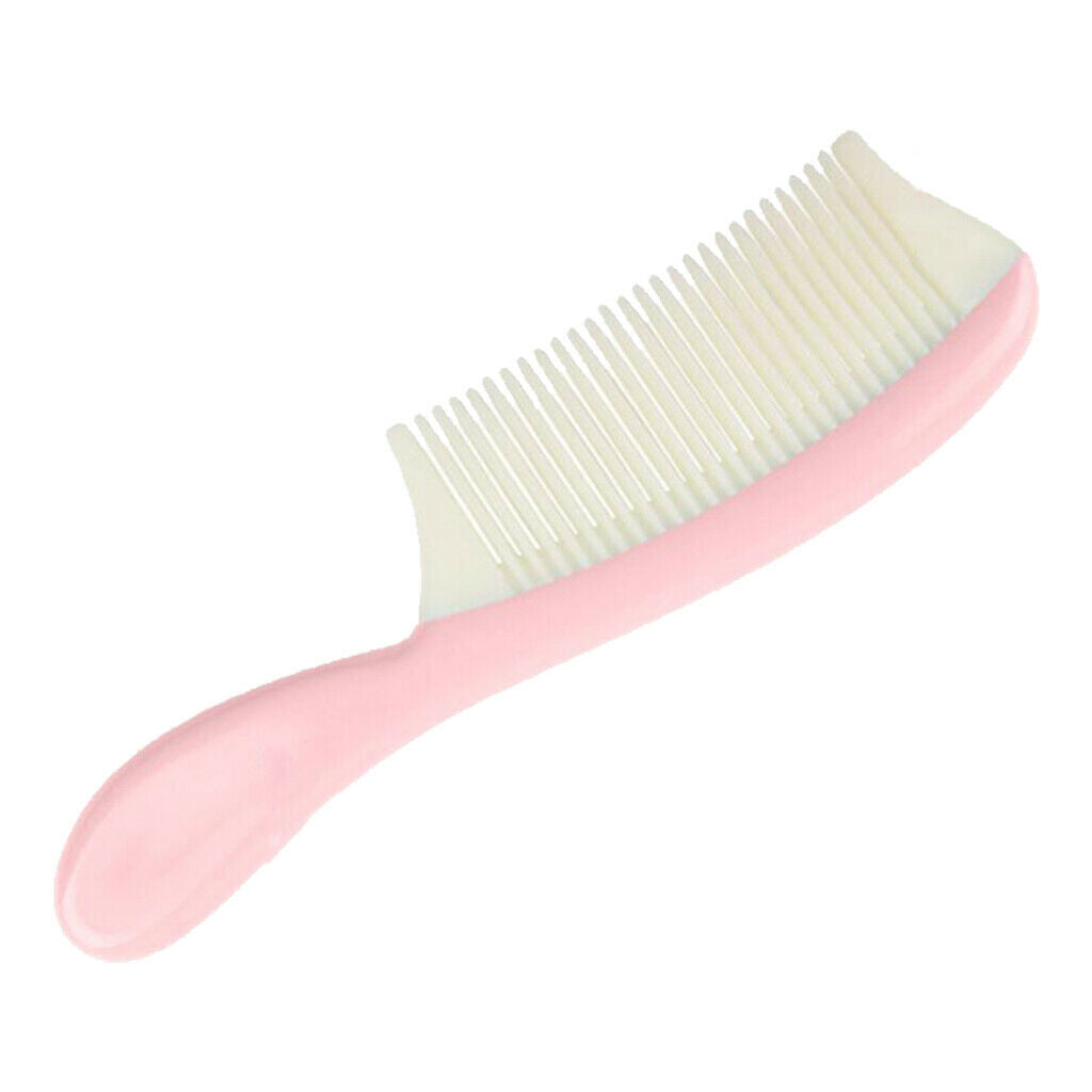 Plastic Detachable Fine Tooth Detangling Hair Comb No Static Comb Pink