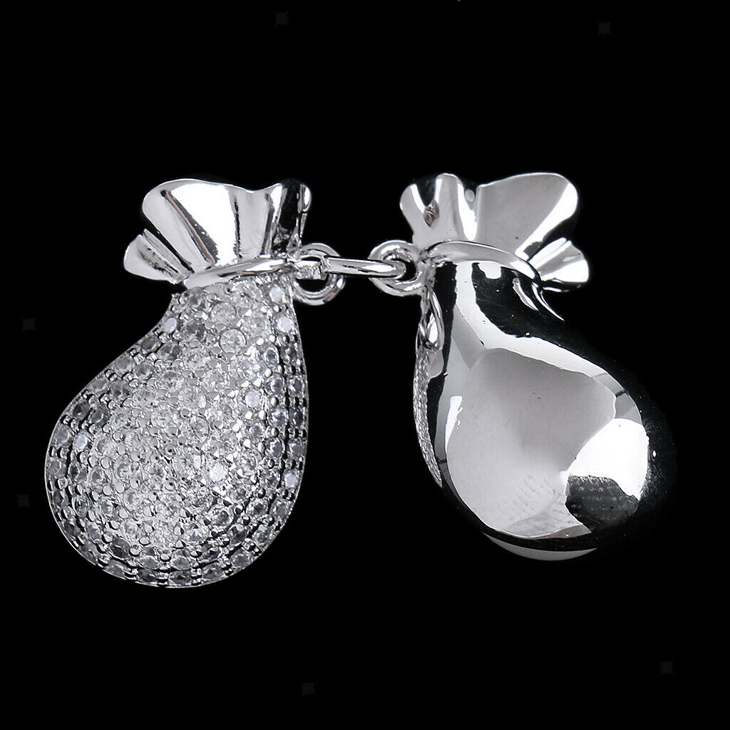 Glitter Crystal Pearls Pendant Girls Woman Fashion Jewerly Valentine's Gift