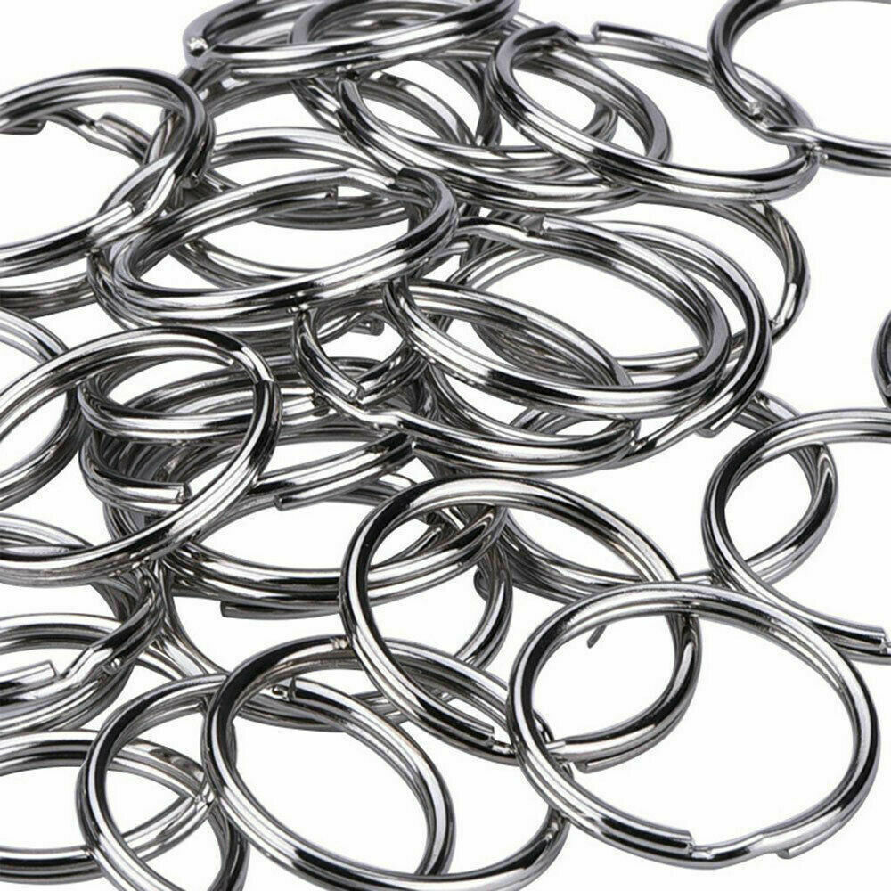 25mm 316 Stainless Steel Key Rings Heavy Duty Split Rings scuba gear 10 pack/Set