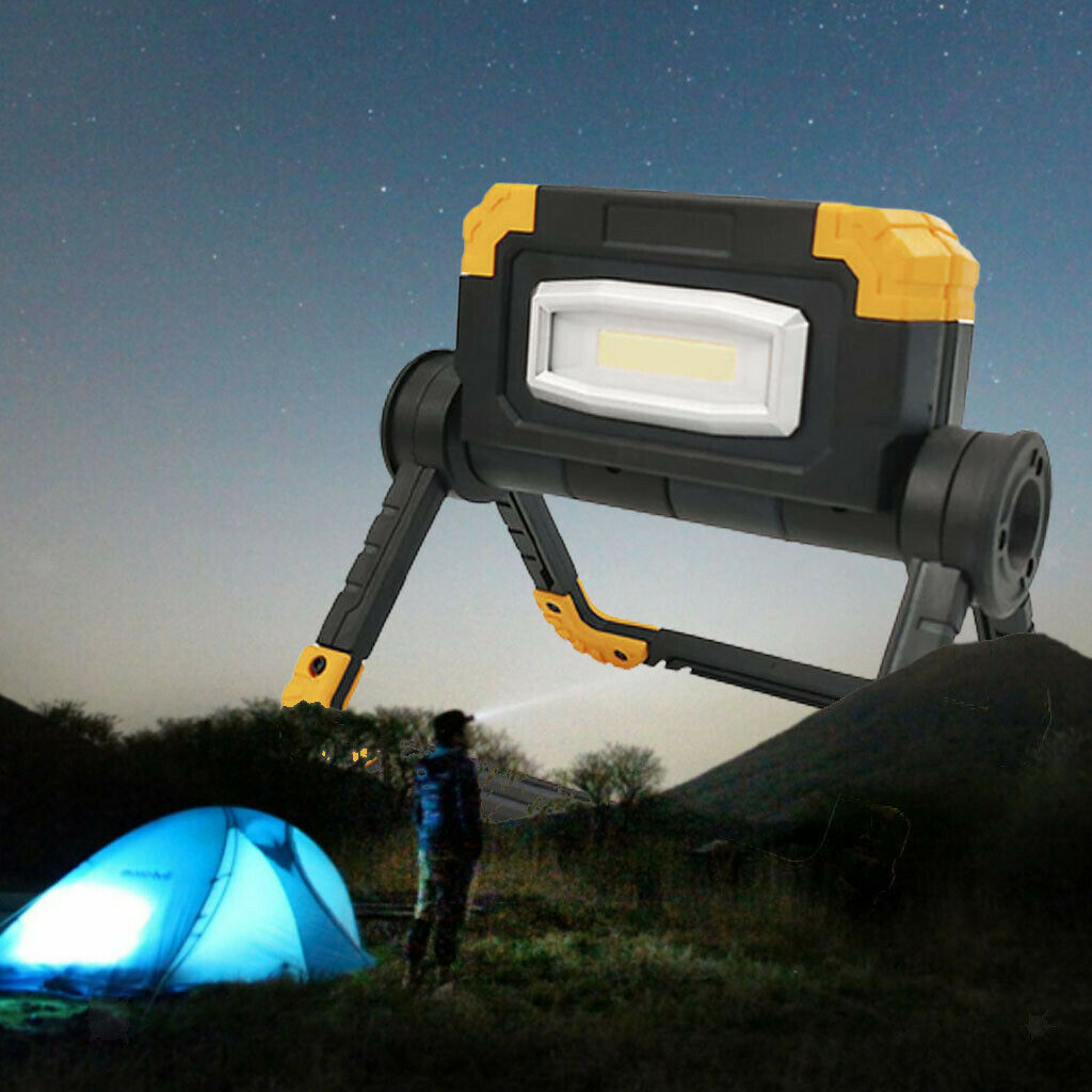 LED Spotlight COB Work Light USB Rechargeable Emergency Wander Flashlight