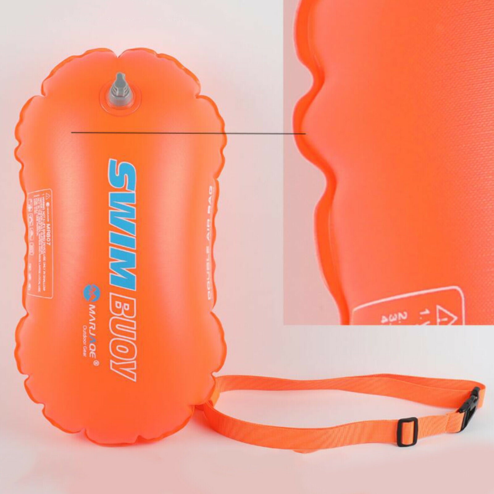 Visible Inflatable Swim Buoy Float for Open Water Swimmers Safe Swim Racing