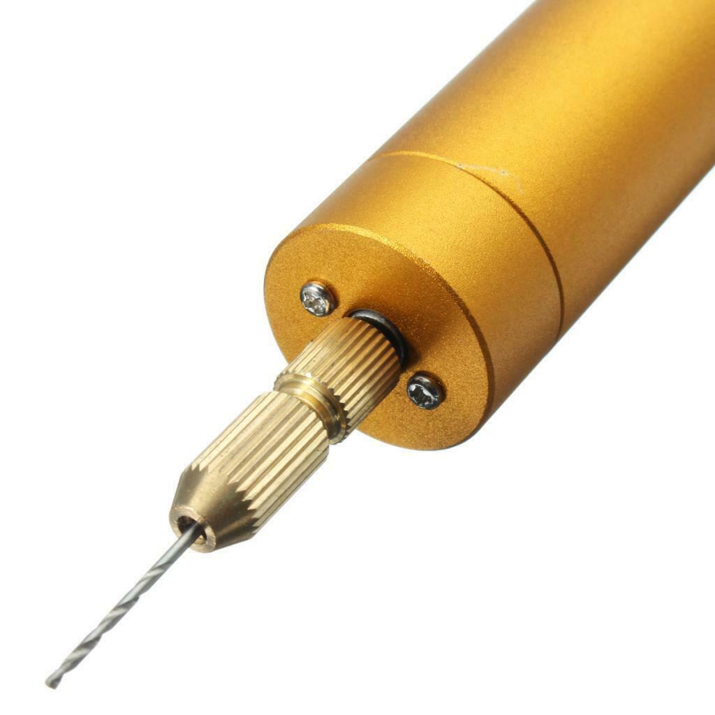 Micro Electric Hand Drill DC 5V for Motor PCB Set Tool + 10 Twist Bits