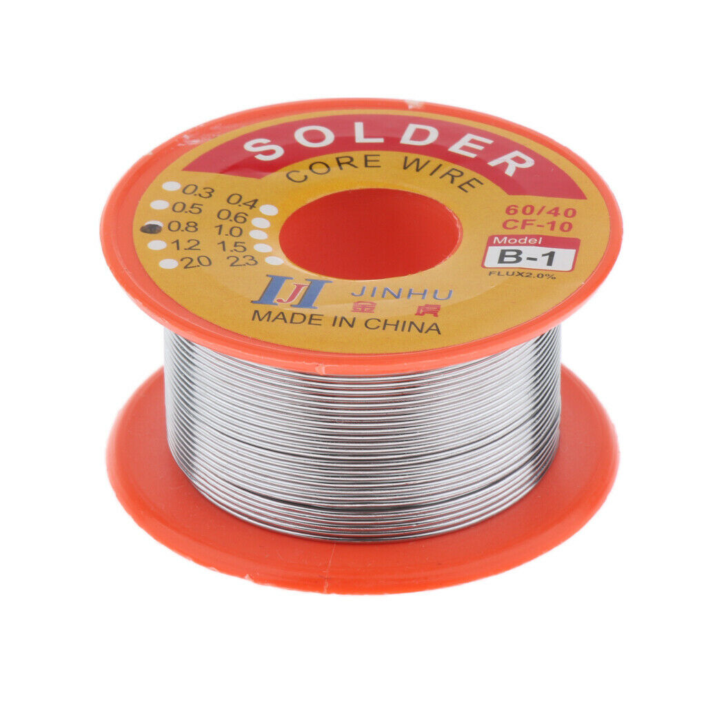 0.8mm Diameter 50g 60/40 Tin Lead Line Soldering Solder Flux Wire Reel