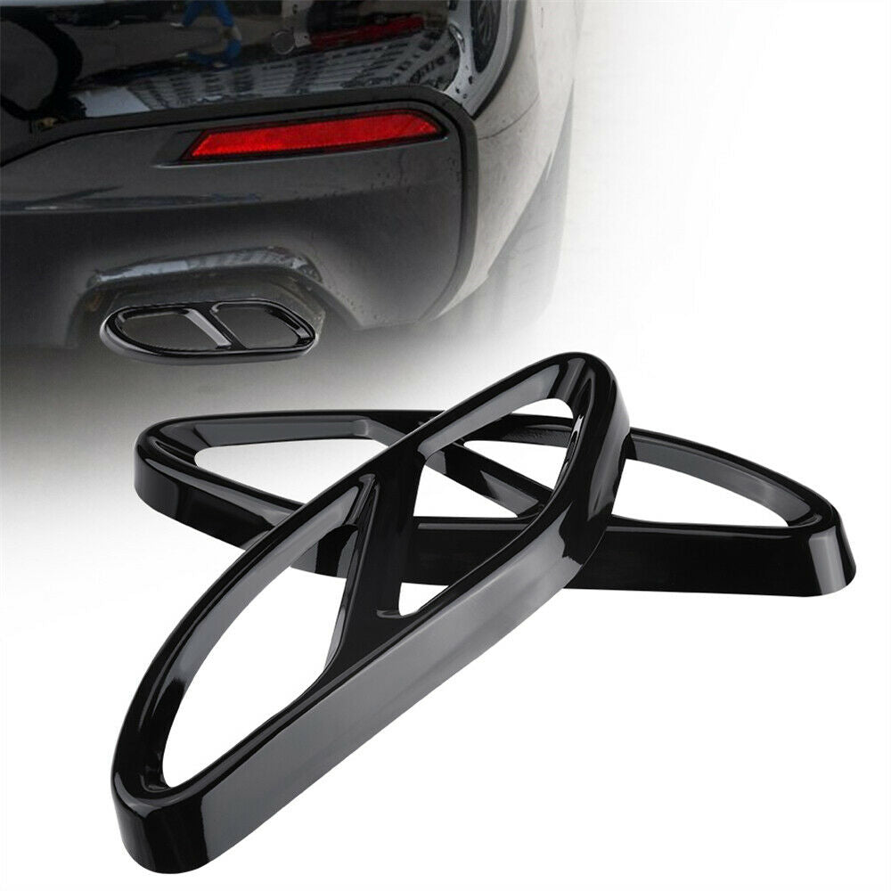 1 Pair Rear Exhaust Muffler Tail Pipe Trim For Mercedes Benz S Class W222 2018