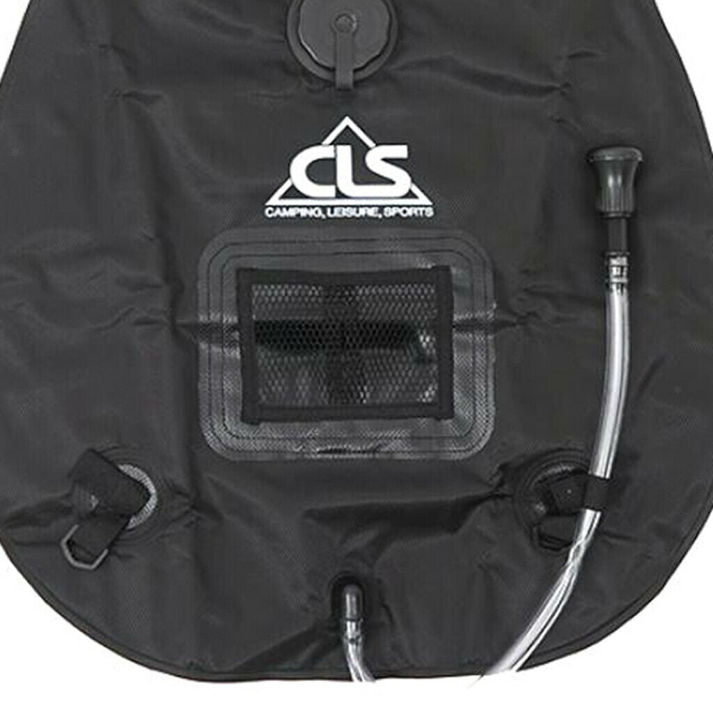 20L Portable Outdoor Camping Hiking Solar Energy Heated Camp Shower Pipe Bag