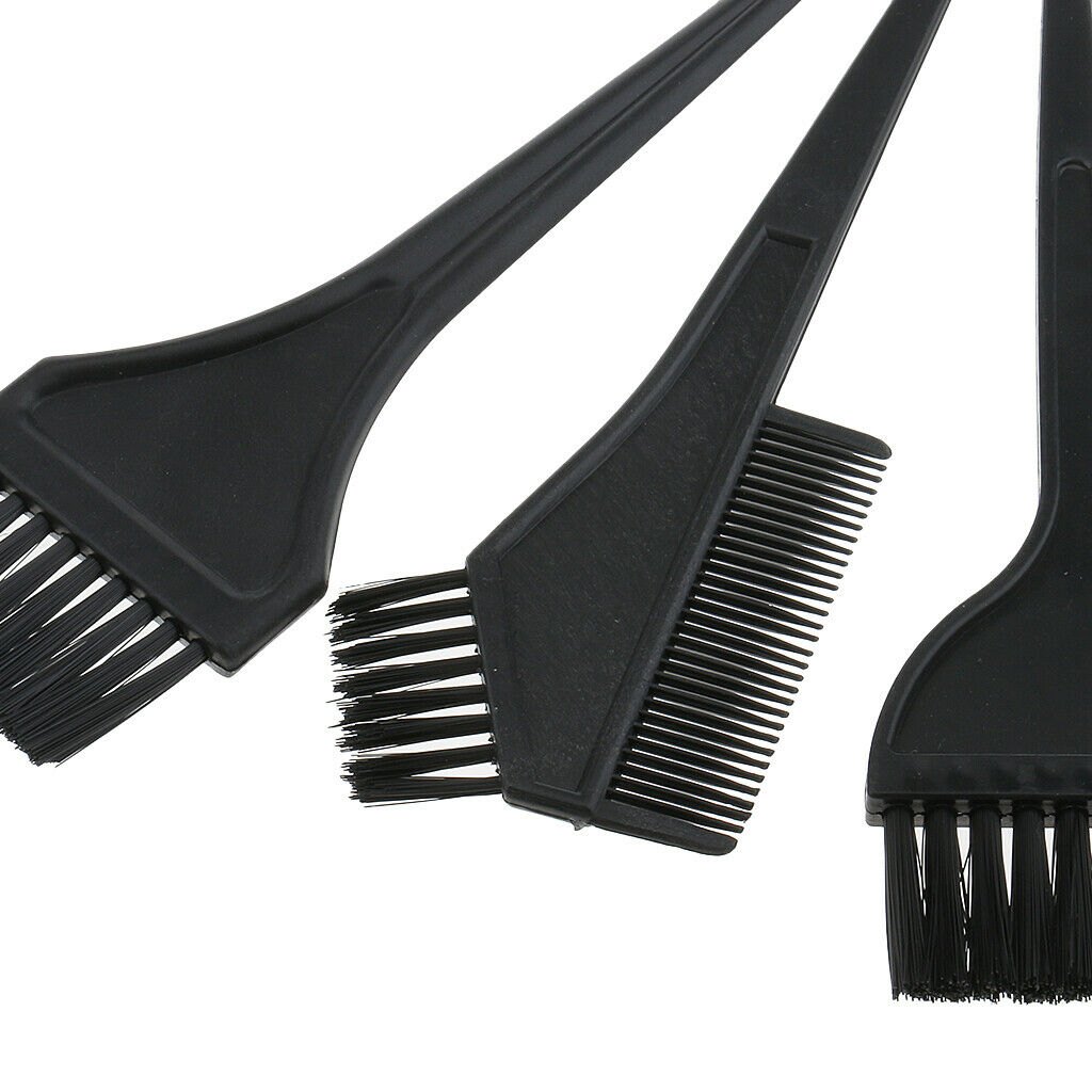 9x Nylon Antistatic Cutting Cloak Gown Cloth with Tint Brush Clips Bowl Set