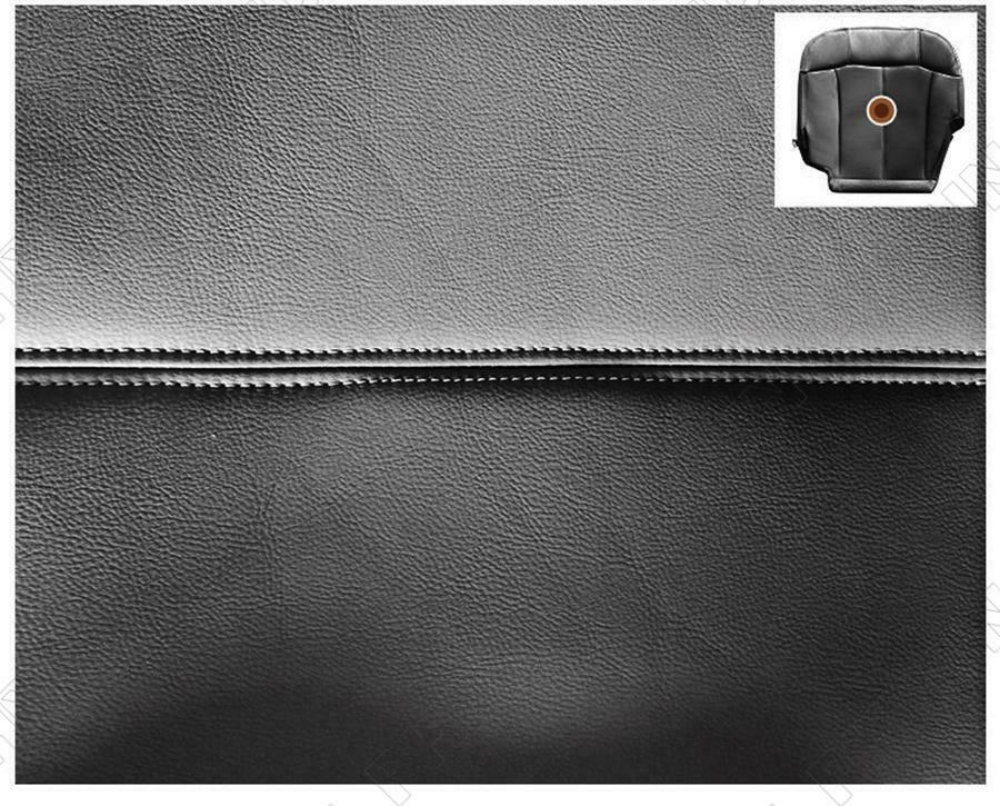 For 1999-2002 Chevy Silverado 1500hd 2500hd Left Bottom Seat Cover Black Leather