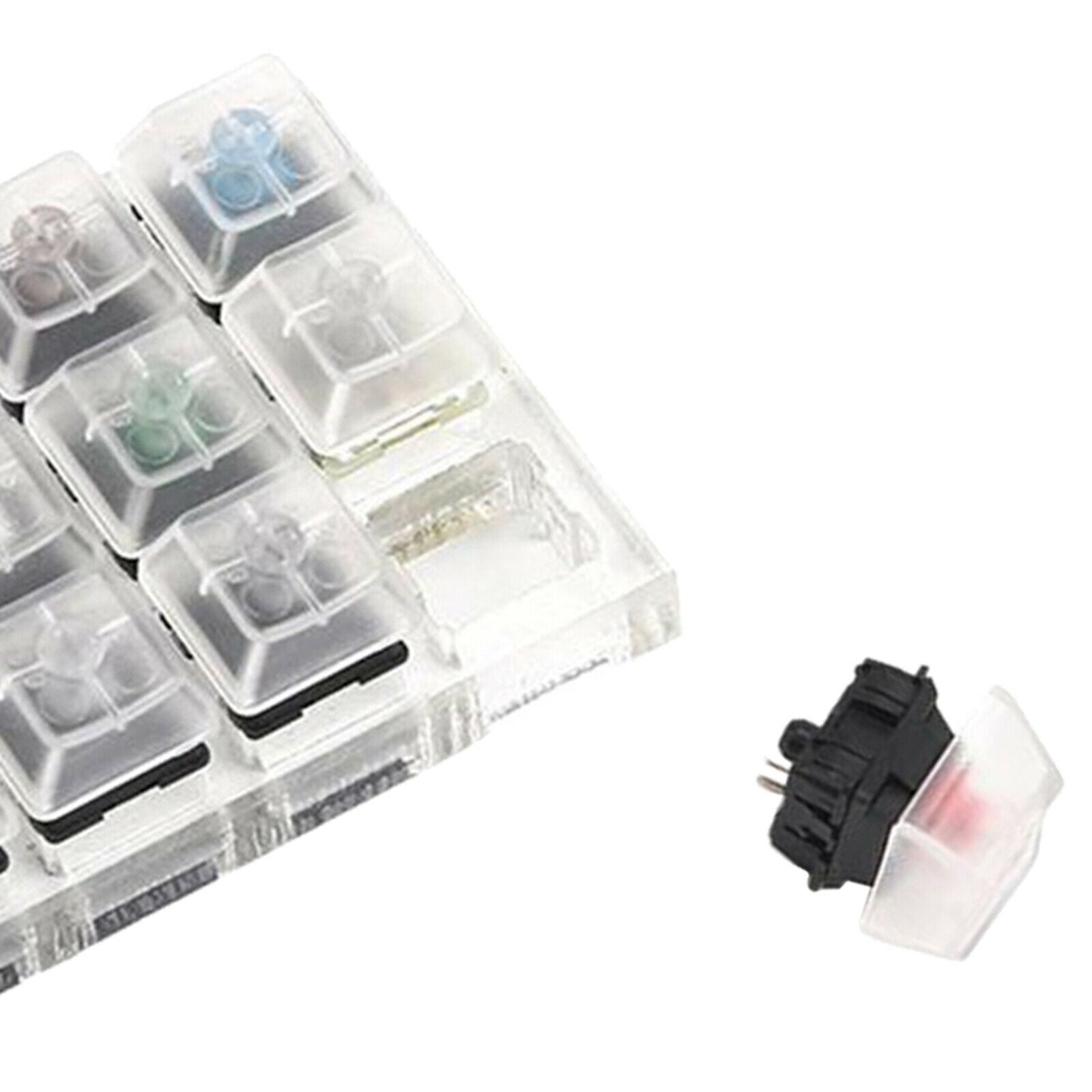 3x4 12 Cherry MX Mechanical 12 Key Switch Tester Kit Translucent Keycaps
