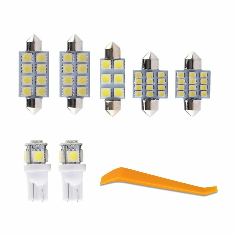 White 7X Interior LED Light Bulbs Package Fits for Dxdgx Grand Caravan 2008-2016