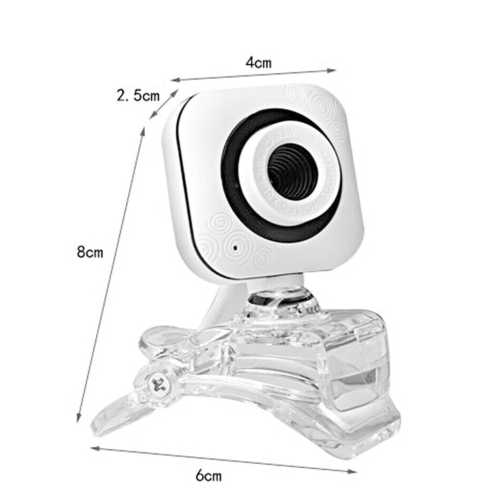USB2.0 HD Camera Webcam 360Â° Rotatable Web Cam w/ Mic Video Recording Computer