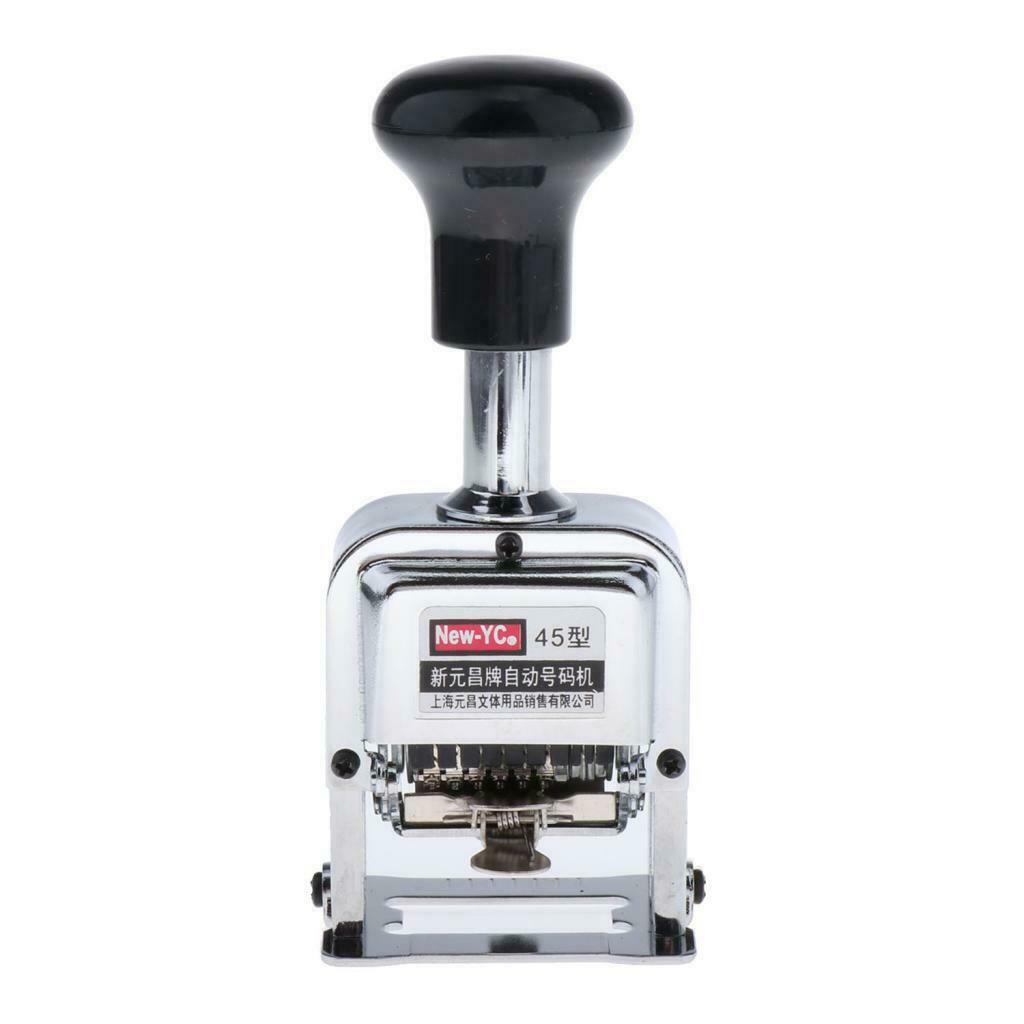 6-digit fully automatic numbering machine, metal number stamp, numberi
