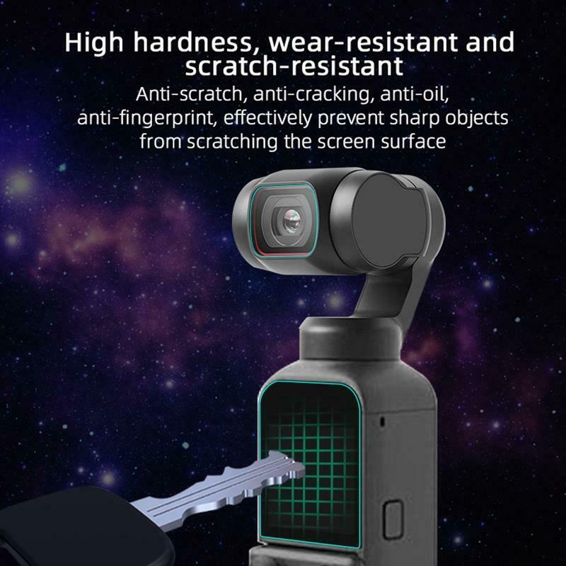 Tempered Glass Screen Protector and Lens Protective Film for Pocket 2 Gimbal