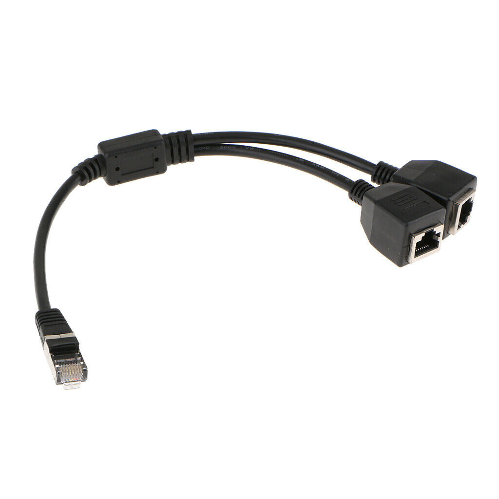 prettyia  Male to 2 Female Splitter Adapter Connector Cable Adapter