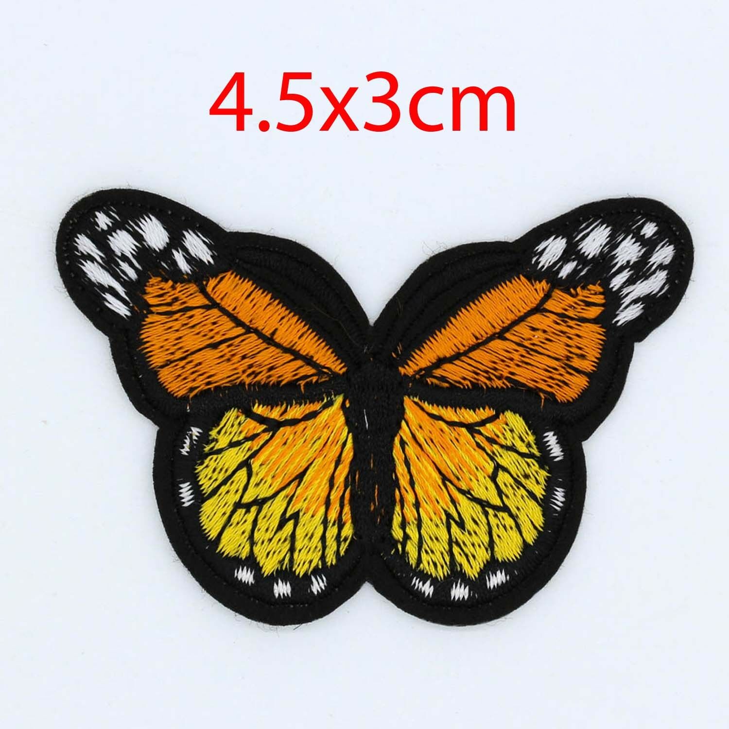12P/set Small Butterfly Iron On Patch Embroidery Sew Badge Embroidered Applique