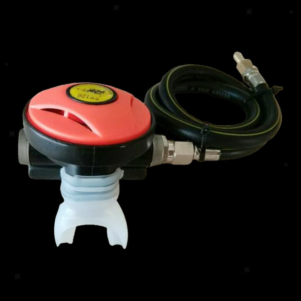 Scuba Diving 2nd Stage Regulator With Mouthpiece And Hose Orange