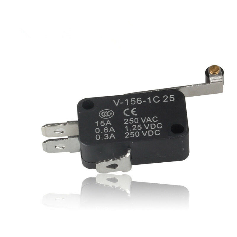1pcs Micro Switch Plastic Roller Lever Momentary 1NO 1NC AC 250V, 15A AC 125V 6A