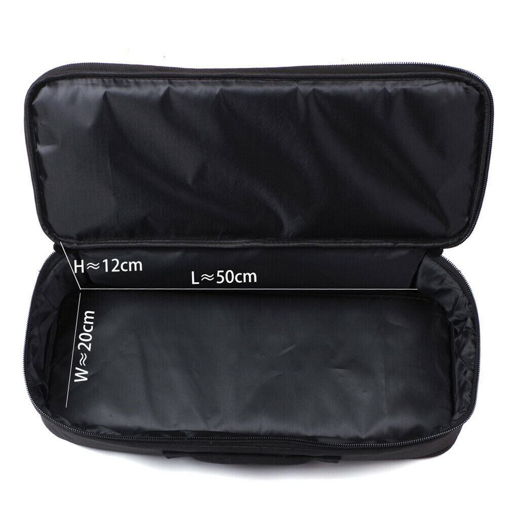 Waterproof Guitar Effects Pedal Board Bag Padded Utility Pedalboard Case