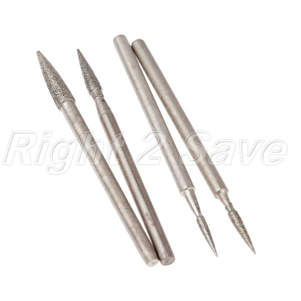 6pcs/set Diamond Coated Polishing Burr Head Needle Grinding Jade Stone Metal Kit