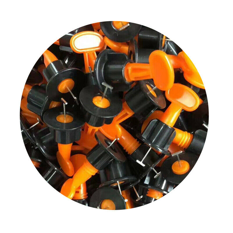 50pcs Reusable Tile Leveling Positioning System Leveler T-lock Floor Tools Kit