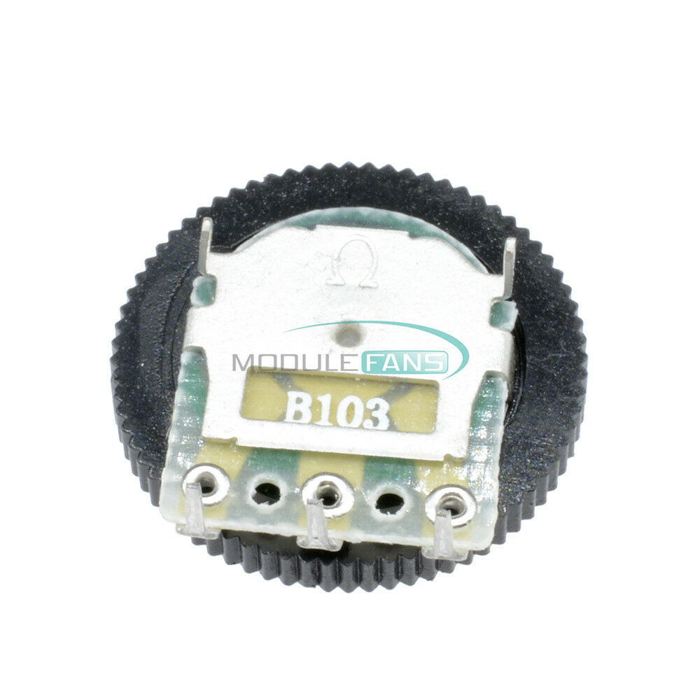 5PCS Gear Potentiometer B103 10K Single Joint Dial Potentiometer 16 X 2MM