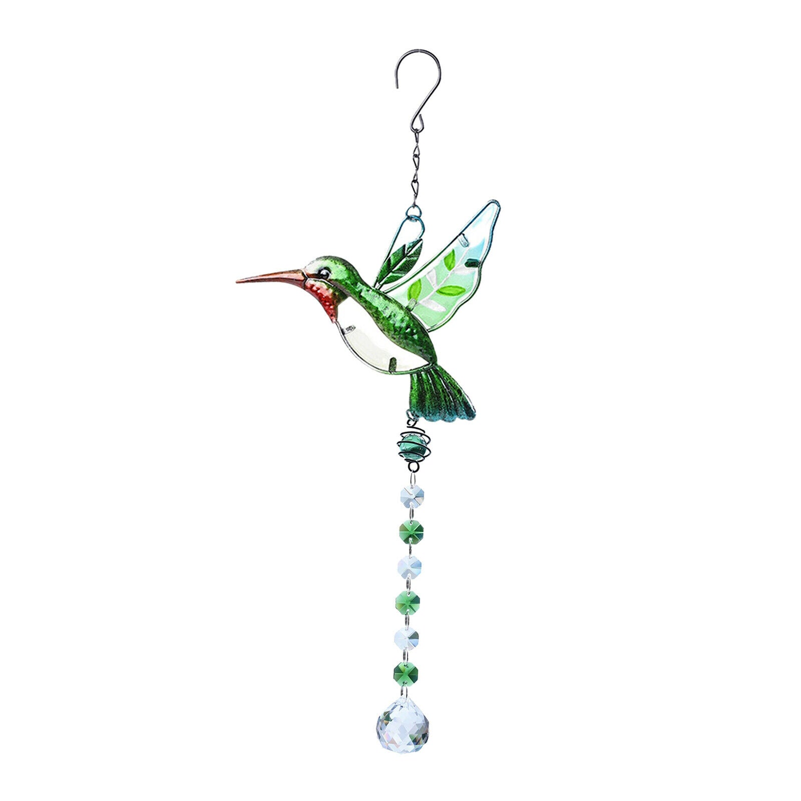 4pcs Charmful Crystal Suncatcher Decor Window Ornament Yard Patio Pendant