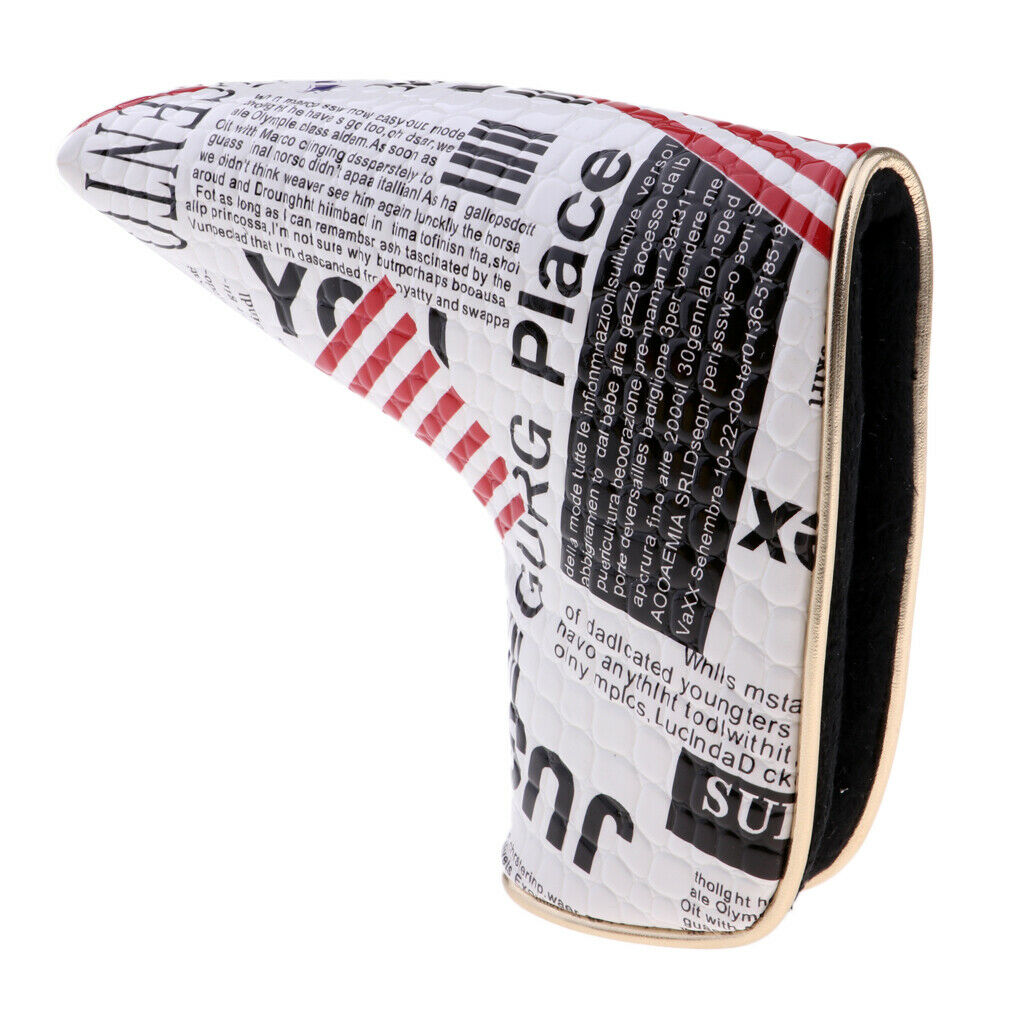 Prettyia USA American Flag Golf Blade Putter Headcover Golfer Club Supplies