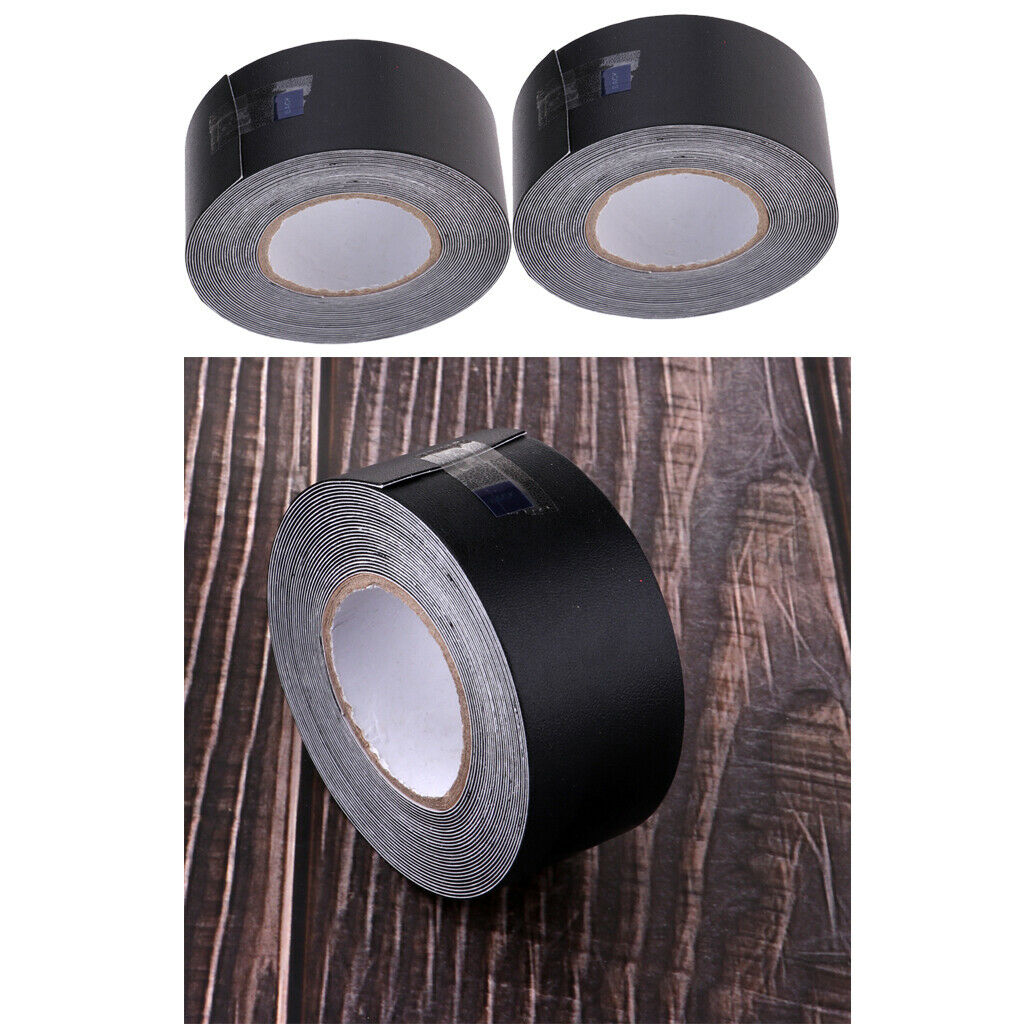2 Pcs Premium PU Sports Tennis Badminton Racquet/Racket Head Protection Tape