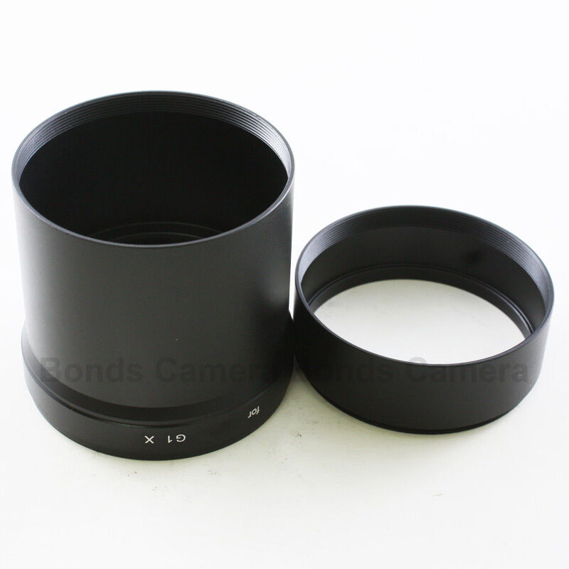 58mm 58 mm Camera Lens Filter Adapter Tube for Canon PowerShot G1X Detachable